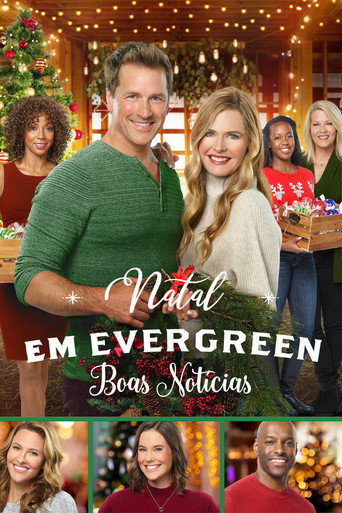 Poster de Natal em Evergreen: Boas Notícias