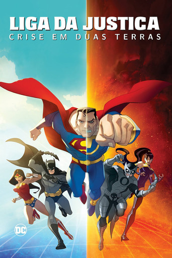 Poster de Liga da Justiça: Crise em Duas Terras