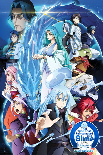 Poster de That Time I Got Reincarnated as a Slime o Filme: Lágrimas do mar azul-celeste