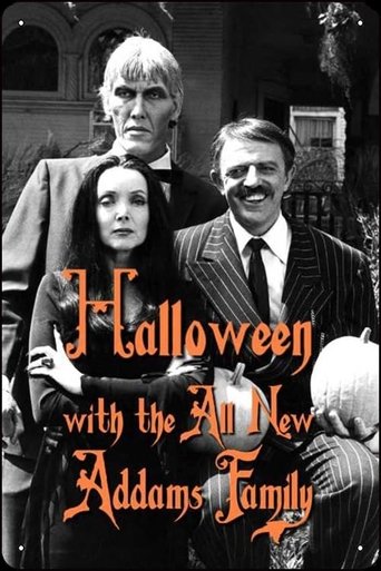 Poster de Halloween com a Nova Família Adams