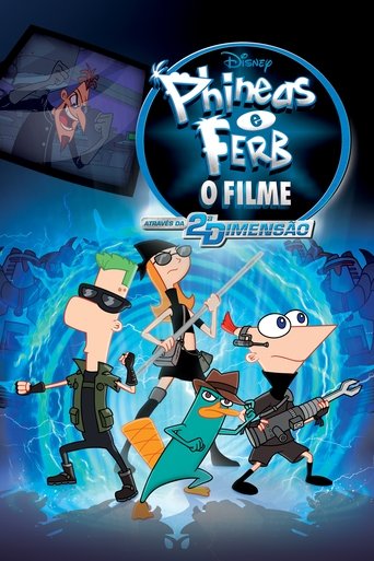 Poster de Phineas e Ferb: O Filme: Através da 2ª Dimensão
