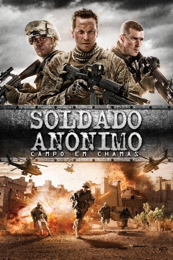 Poster de Soldado Anônimo - Campo Em Chamas