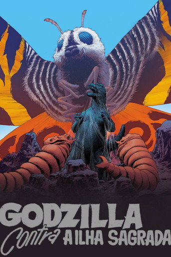 Poster de Godzilla Contra a Ilha Sagrada