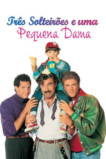 Poster de Três Solteirões e uma Pequena Dama